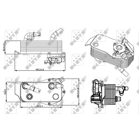 31279 - Oljekylare, motor 