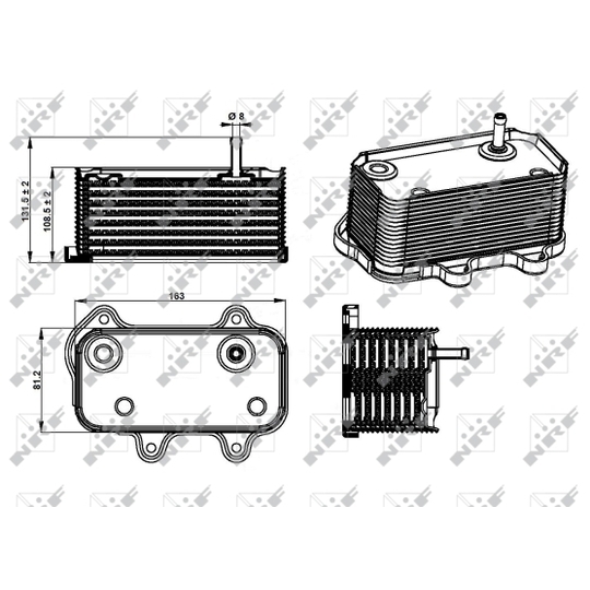 31291 - Oil Cooler, engine oil 