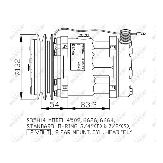 32798G - Kompressor, klimatanläggning 