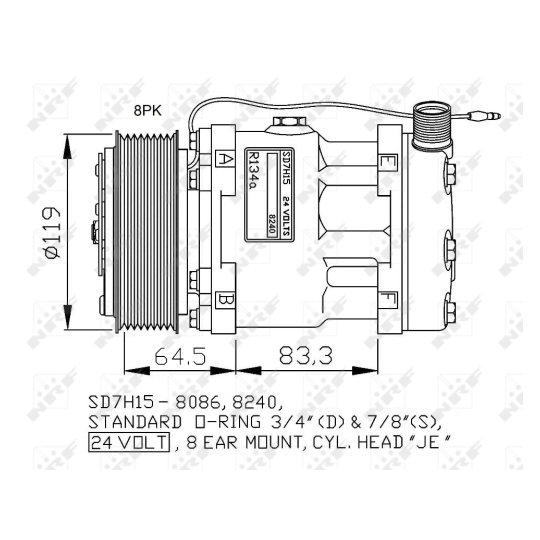 32770G - Compressor, air conditioning 