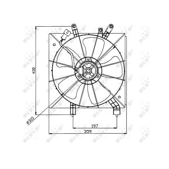 47043 - Fan, radiator 