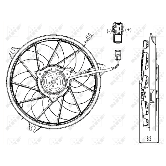 47323 - Ventilaator, mootorijahutus 