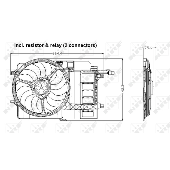 47302 - Fan, radiator 