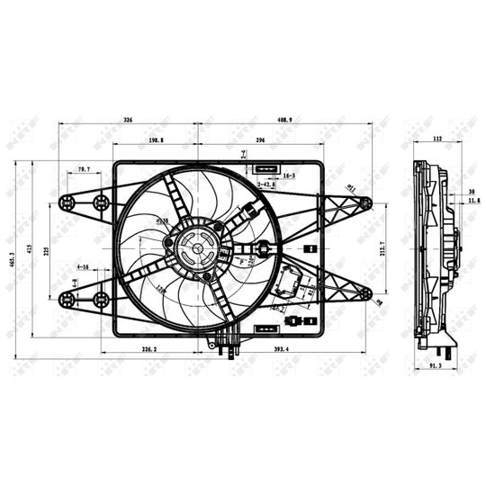  47430 - Fan, radiator 