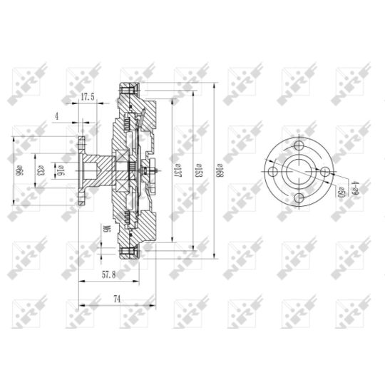 49580 - Clutch, radiator fan 