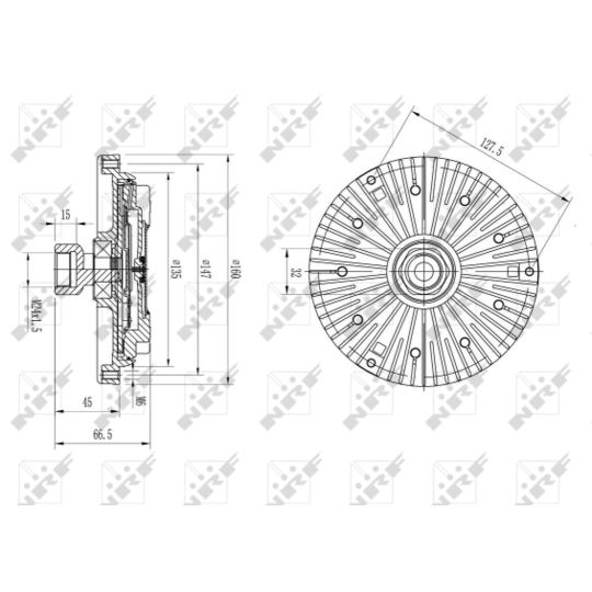 49582 - Clutch, radiator fan 