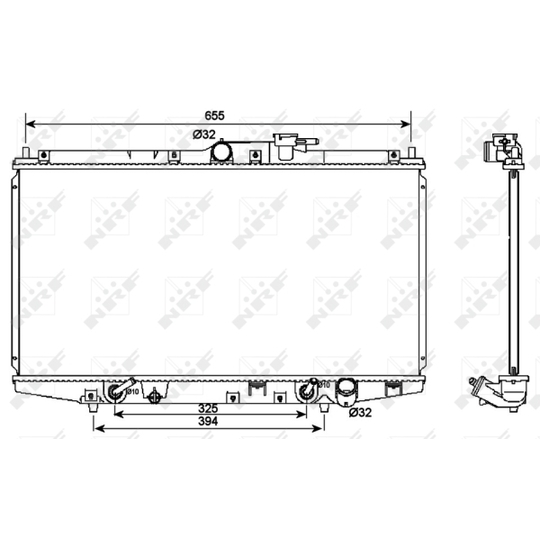 53087 - Radiator, engine cooling 