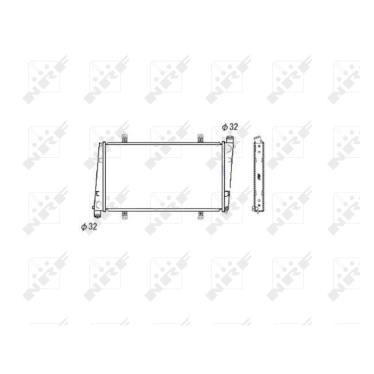 53483 - Radiator, engine cooling 