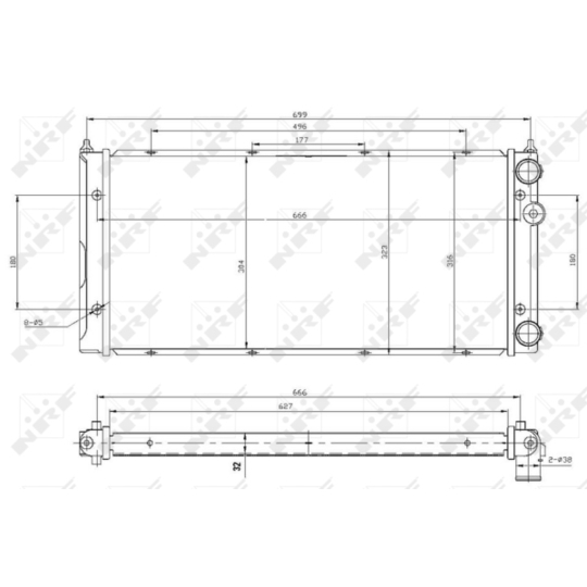 53960 - Radiaator, mootorijahutus 