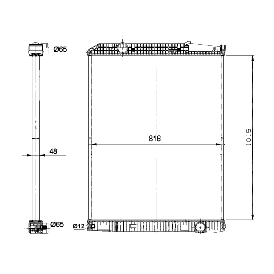 58260 - Radiator, engine cooling 