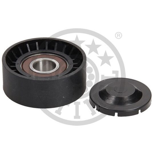 0-N2490S - Deflection/Guide Pulley, v-ribbed belt 