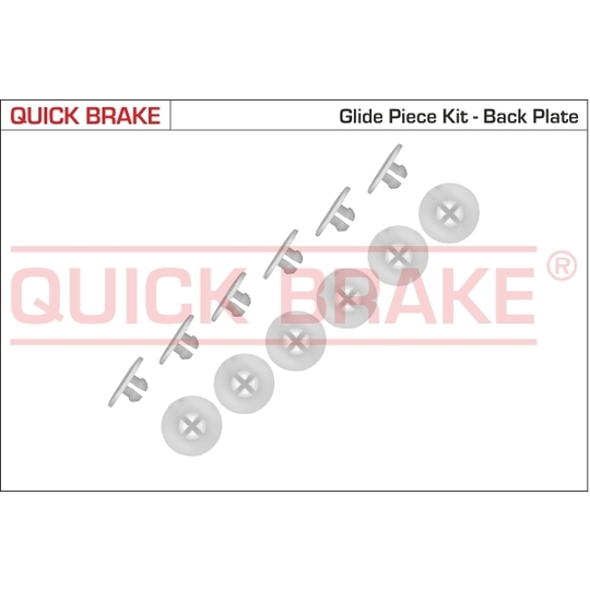 6858K - Accessory Kit, brake shoes 