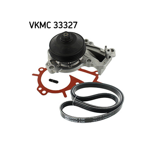 VKMC 33327 - Water Pump + V-Ribbed Belt Set 