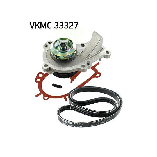 VKMC 33327 - Water Pump + V-Ribbed Belt Set 