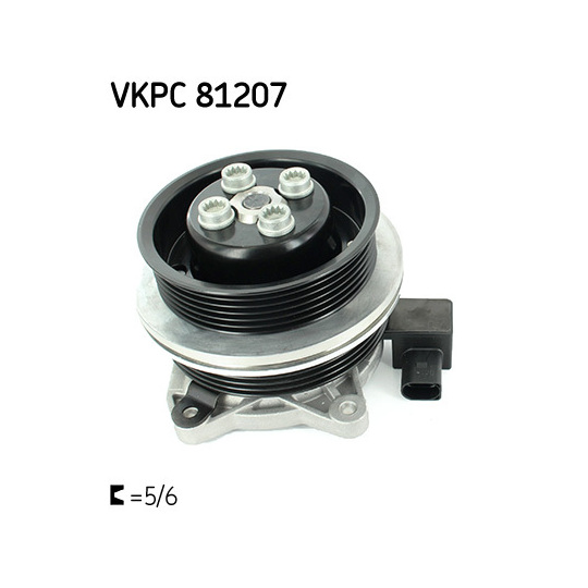 VKPC 81207 - Water pump 