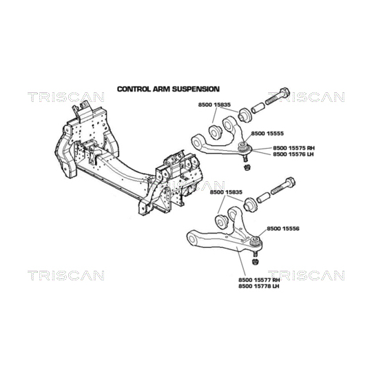 8500 15578 - Track Control Arm 