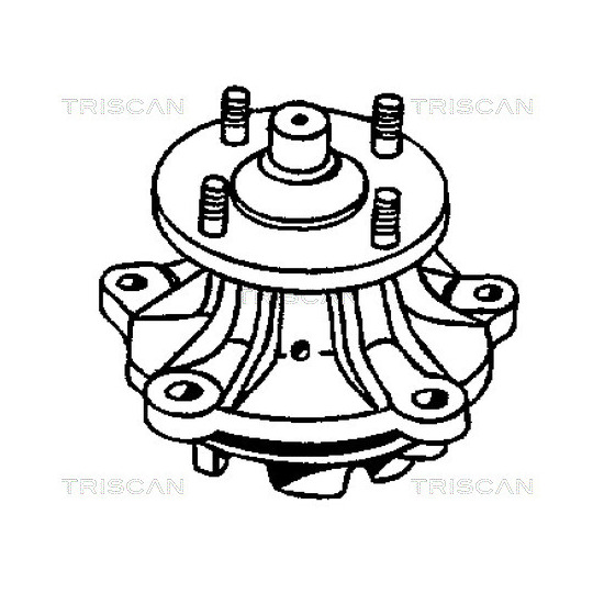 8600 13005 - Vattenpump, motorkylning 