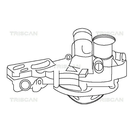 8600 25004 - Vattenpump, motorkylning 