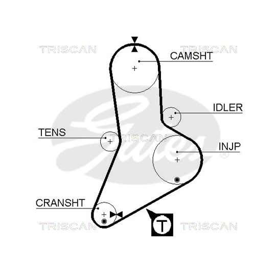 8647 10011 - Timing Belt Set 