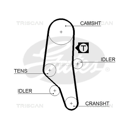 8647 11002 - Timing Belt Set 