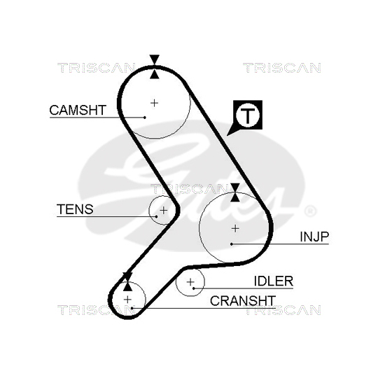 8647 15003 - Timing Belt Set 