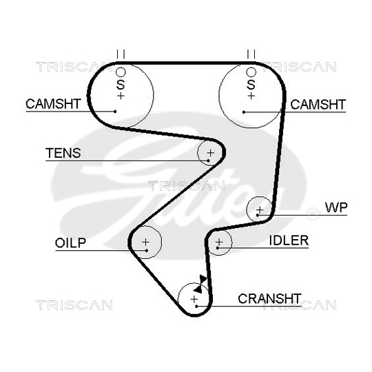 8647 13014 - Timing Belt Set 