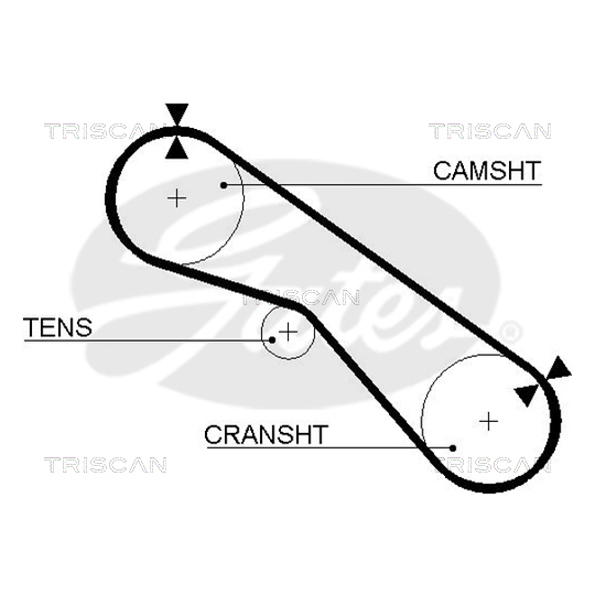 8647 13013 - Tand/styrremssats 