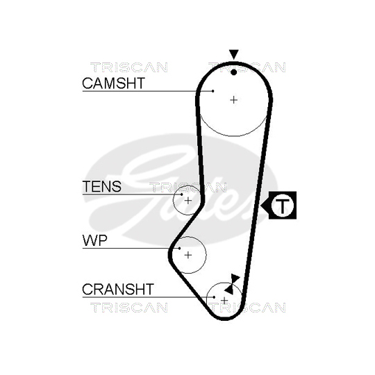 8647 16007 - Timing Belt Set 