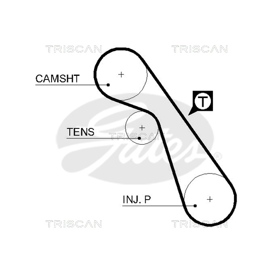 8647 16013 - Timing Belt Set 