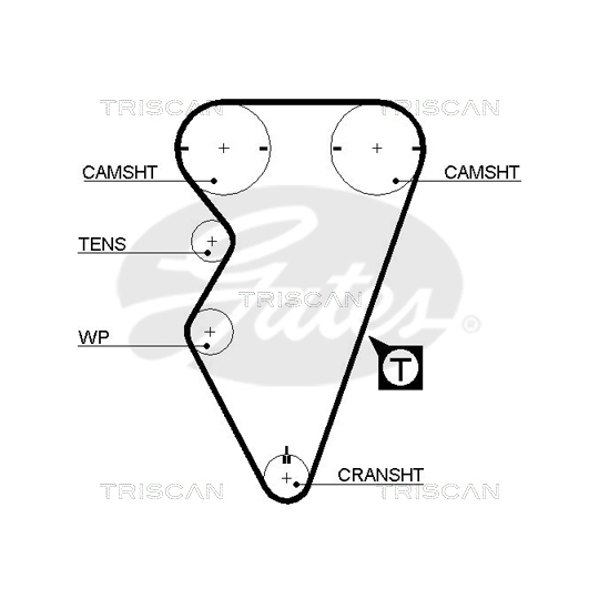 8647 17001 - Timing Belt Set 