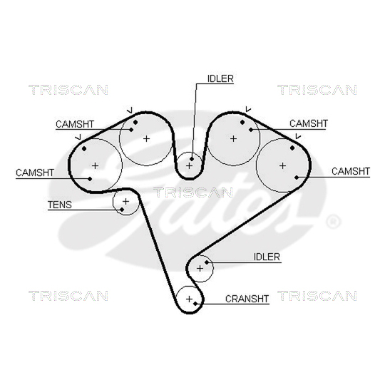 8647 24021 - Timing Belt Set 