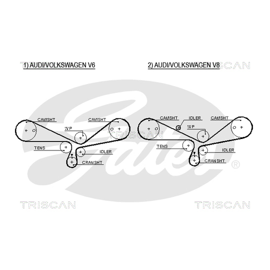 8647 29051 - Timing Belt Set 