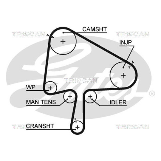 8647 50018 - Timing Belt Set 