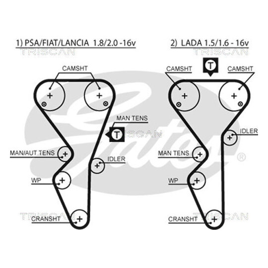 8647 70004 - Timing Belt Set 