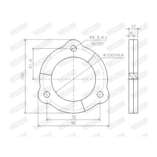 80315 - Exhaust system mounting elements 