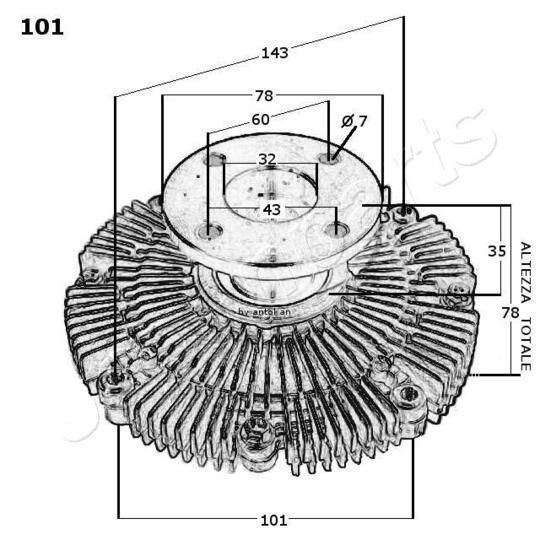 VC-101 - Clutch, radiator fan 