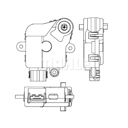 AA 51 000P - Control, blending flap 