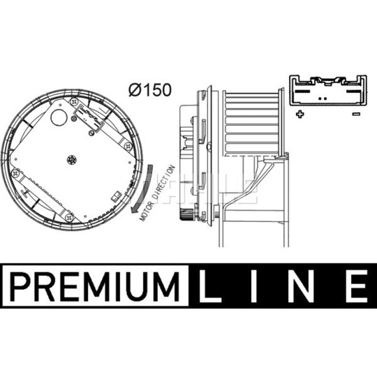 AB 263 000P - Kupéfläkt 