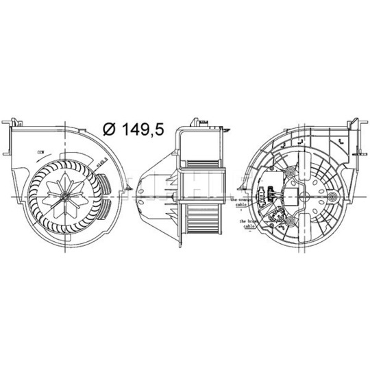 AB 83 000S - Sisätilapuhallin 