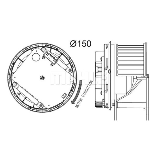 AB 263 000P - Interior Blower 