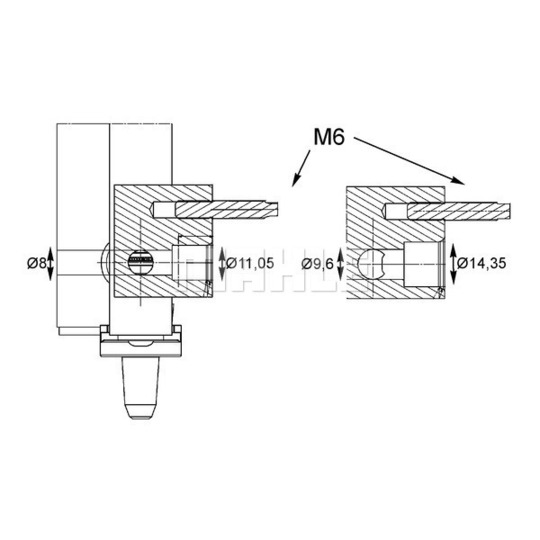 AC 39 000P - Condenser, air conditioning 