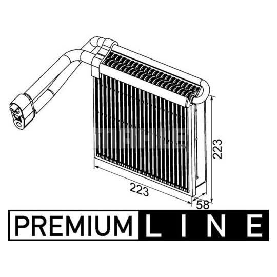 AE 98 000P - Förångare, klimatanläggning 