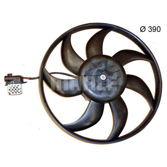 CFF 380 000S - Tuuletin, moottorin jäähdytys 