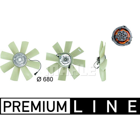 CFF 439 000P - Fan, radiator 