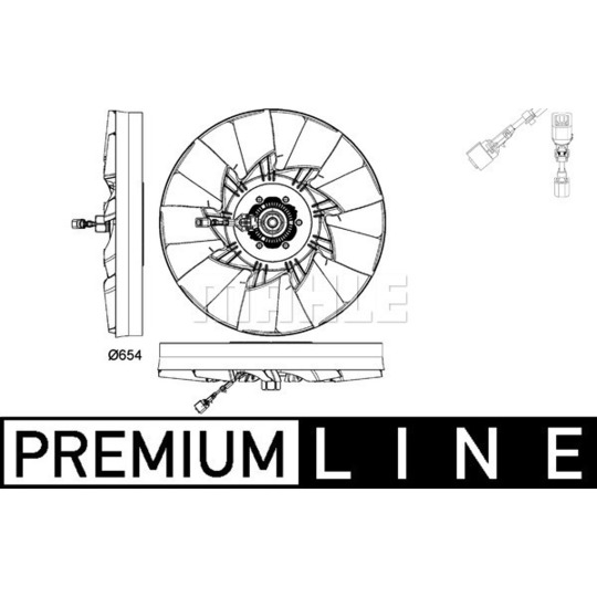 CFF 478 000P - Fan, radiator 