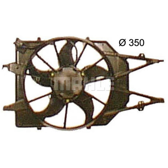 CFF 385 000S - Tuuletin, moottorin jäähdytys 