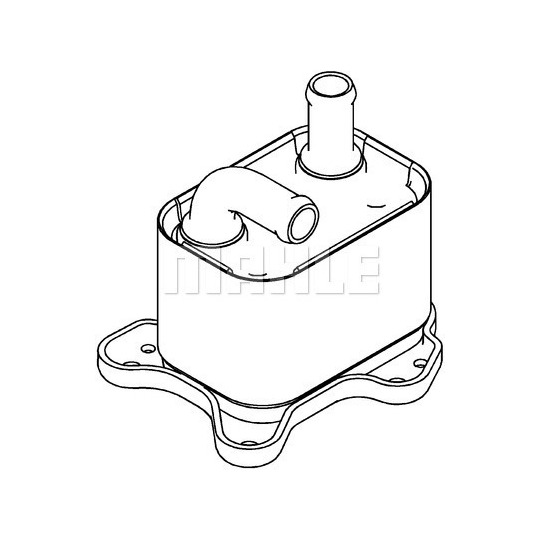 CLC 183 000P - Oljekylare, automatisk transmission 