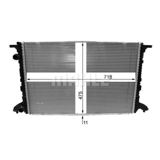 CR 2177 000P - Radiator, engine cooling 