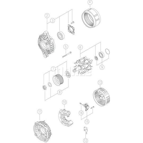 MG 119 - Alternator 