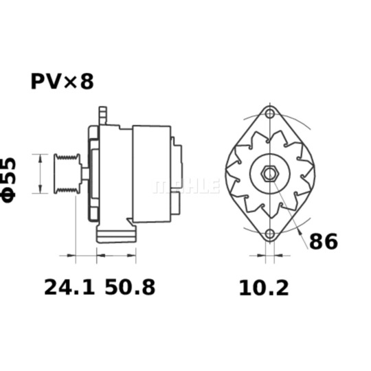 MG 137 - Alternator 